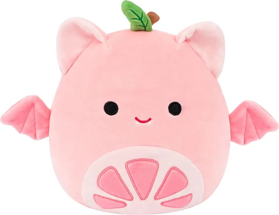 Squishmallows Original 8in Jabari The Pink Grapefruit Bat – Official Jazwares Plush (Little)