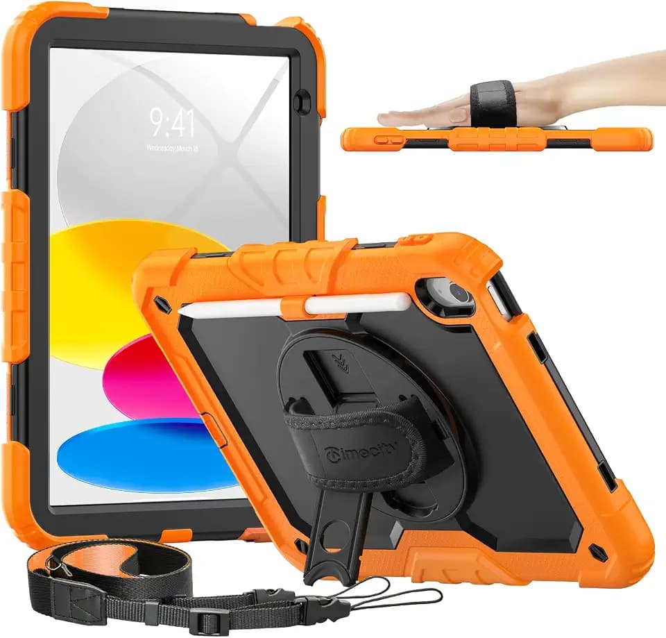 Timecity for iPad 9th/ 8th/ 7th Generation Case with Screen Protector