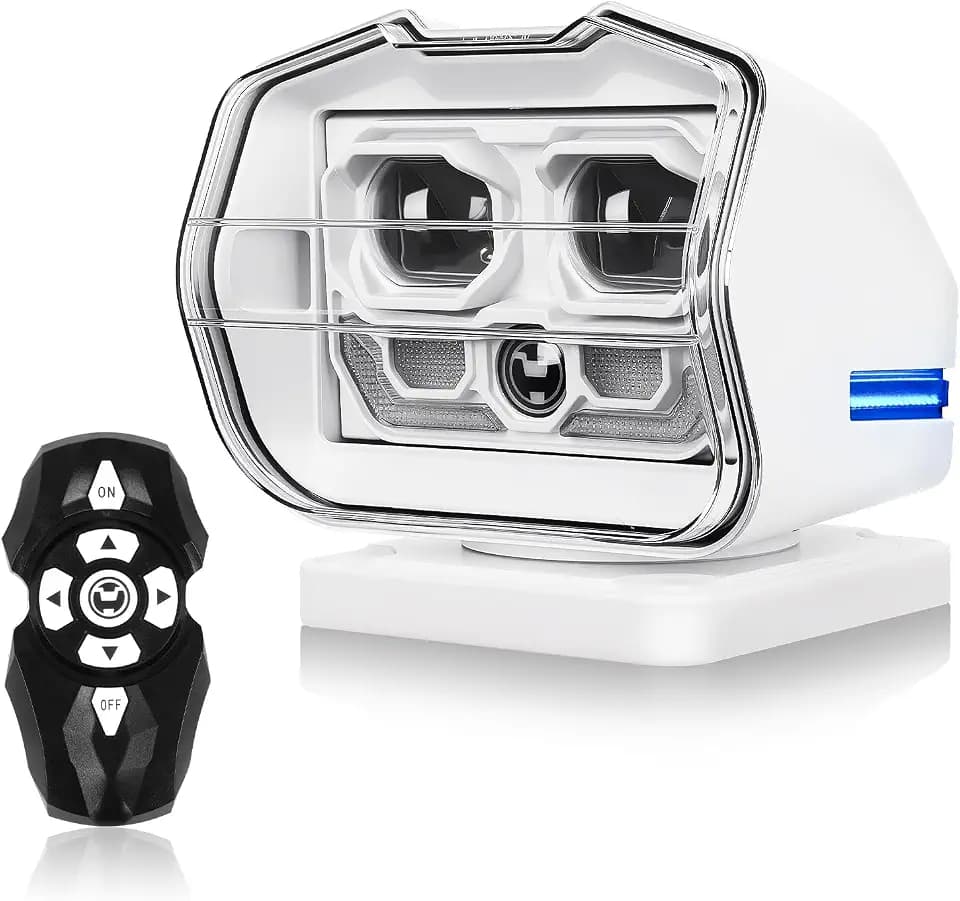 SUPAREE Remote Control LED Spotlight, Magnetic 60w Outdoor Search Light