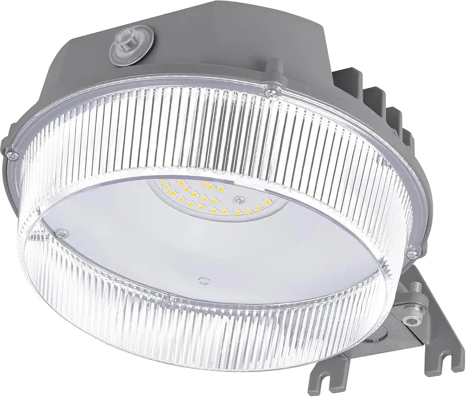 LEDVANCE Sylvania LED Barn Light, Dusk to Dawn Outdoor Lighting with Photocell, Security Lights, FCC/CEC, IP65 Waterproof, 50,000 Hrs, 80 CRI, Yard, Garage, 4000K - 1 Pack (66821)
