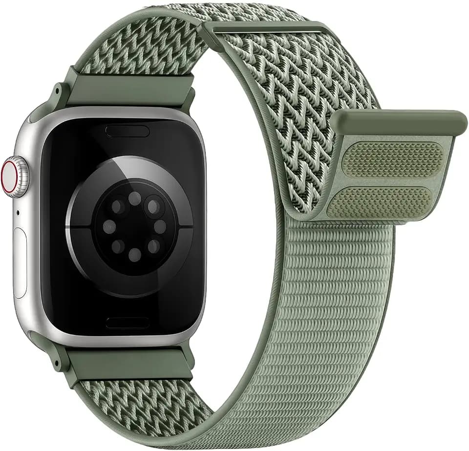 Nylon Sport Loop for Apple Watch Bands 44mm 40mm 46mm 42mm 45mm 41/38/49 mm