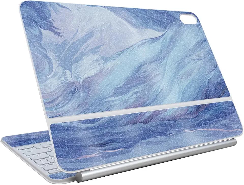 Glossy Glitter Skin Compatible with Apple Magic Keyboard for iPad Air 11-inch (M3) 2025 - Imaginary - Premium 3M Vinyl Protective Wrap Decal Cover - Easy to Apply | Crafted in The USA by MightySkins