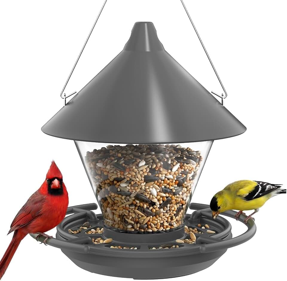 Kingsyard Wild Bird Feeder for Outdoors Hanging