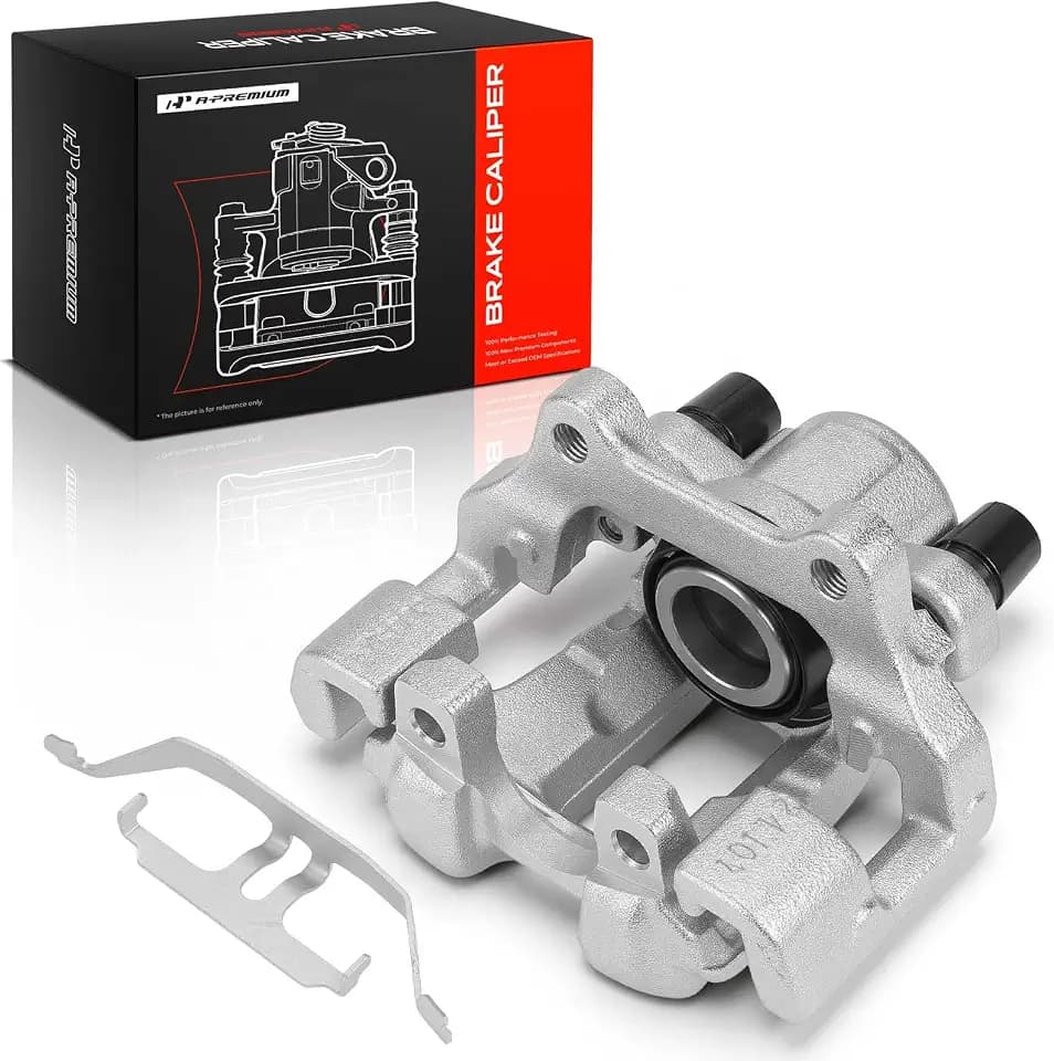 A-Premium Rear Right Passenger Disc Brake Caliper with Bracket