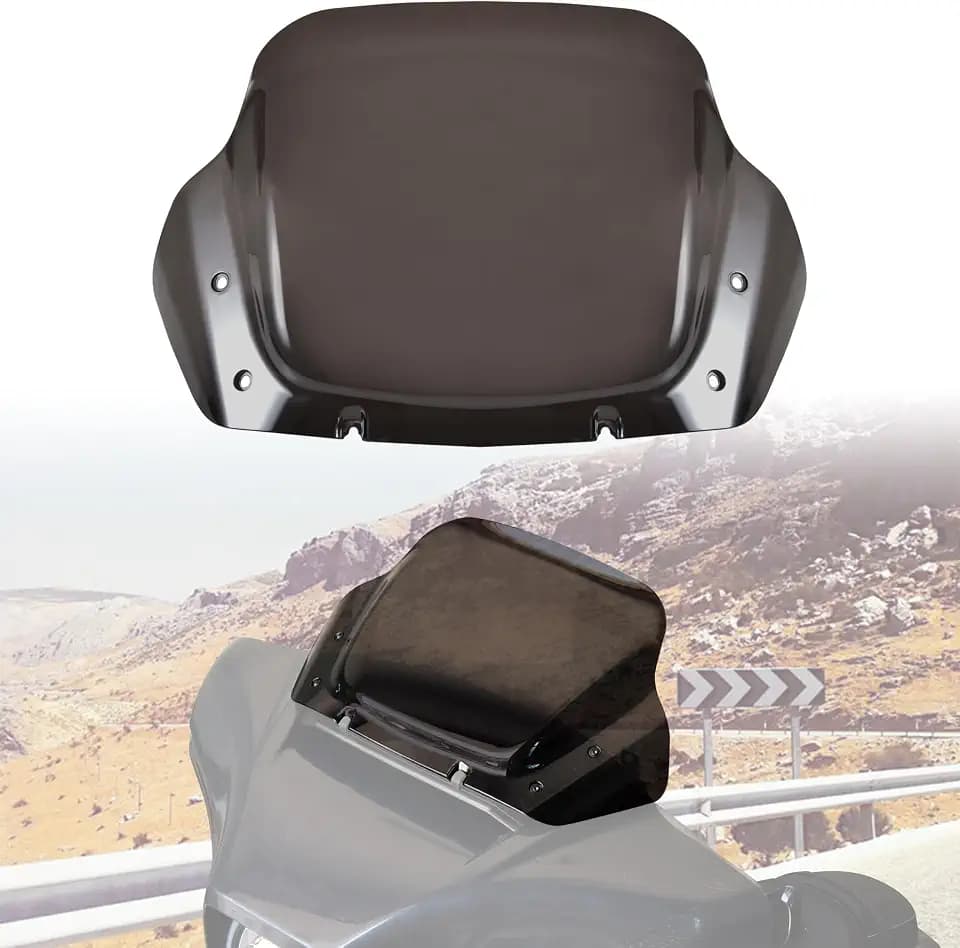 10" Windshield Kits for Harley Street Glide 24-later (Dark Tinted)