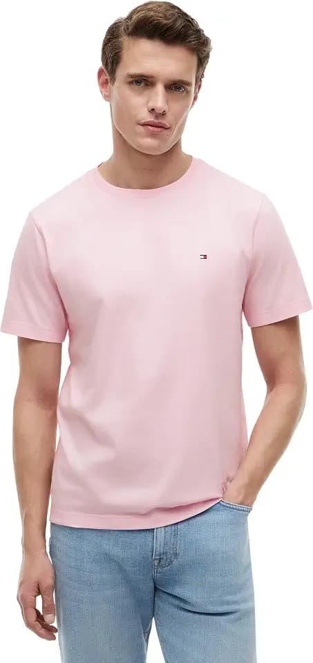 Tommy Hilfiger Herren Light Interlock Teemw0mw37508 T-Shirts (1er Pack)