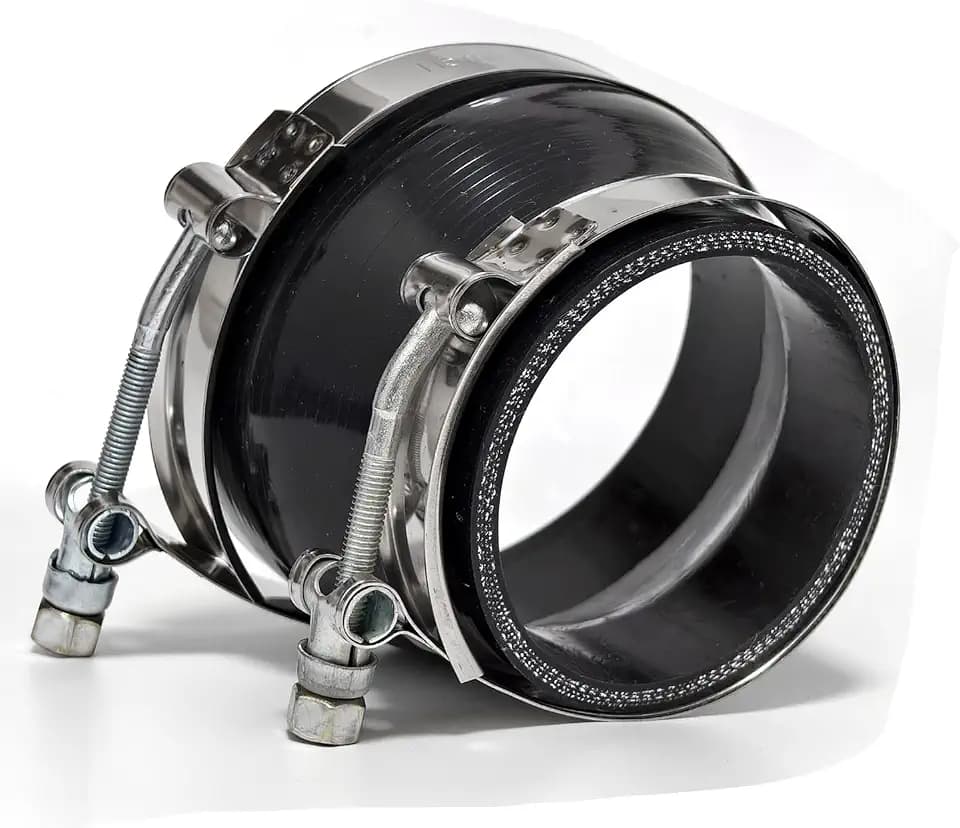 ID 3" to 4" Coupler Straight Silicone Hose Clamps kit (76mm to 102mm) 4-Ply High Temp Reinforced Reducer Throttle body Hoses with T-Bolt Clamps