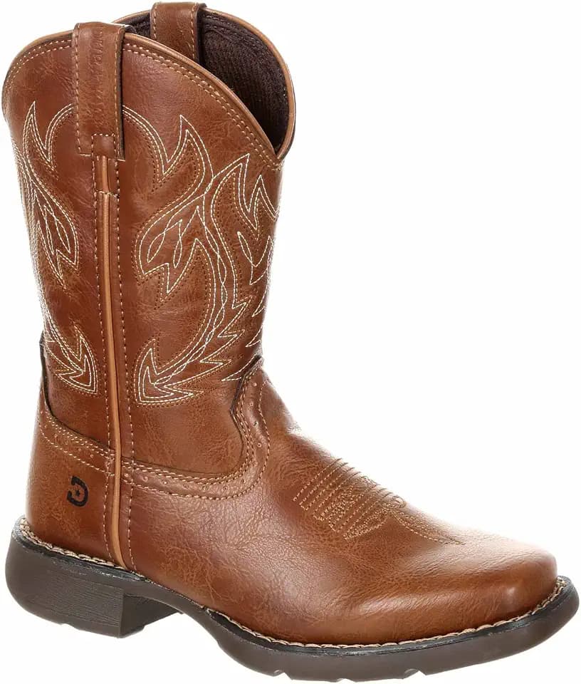 Durango Lil Big Kids' Rodeo Brown Western Boot