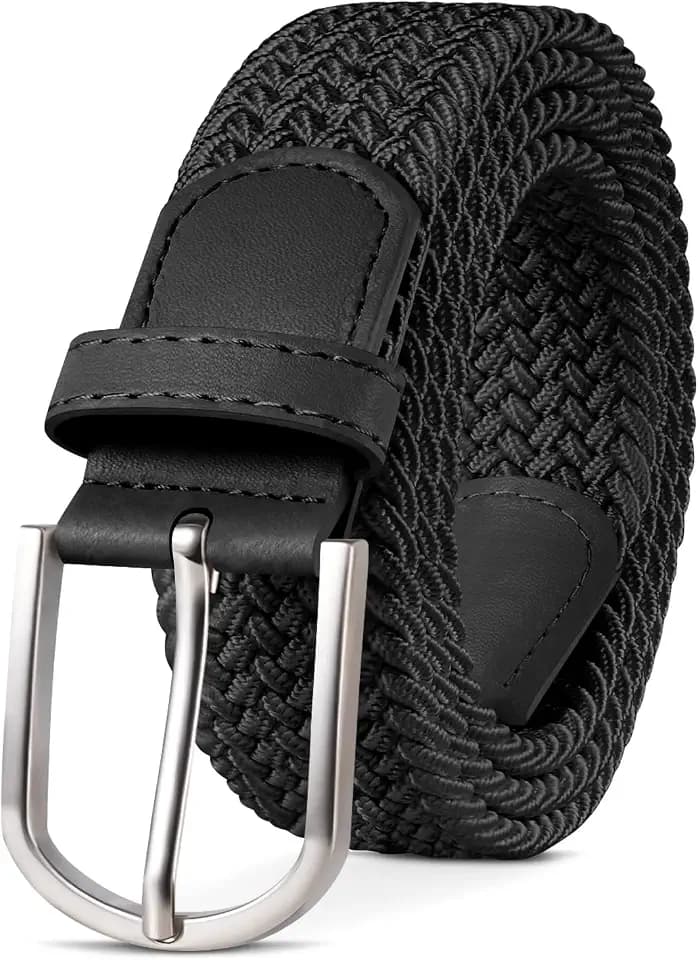 TANGCHAO Stretchgürtel Flechtgürtel elastischer, Gürtel Damen und Herren