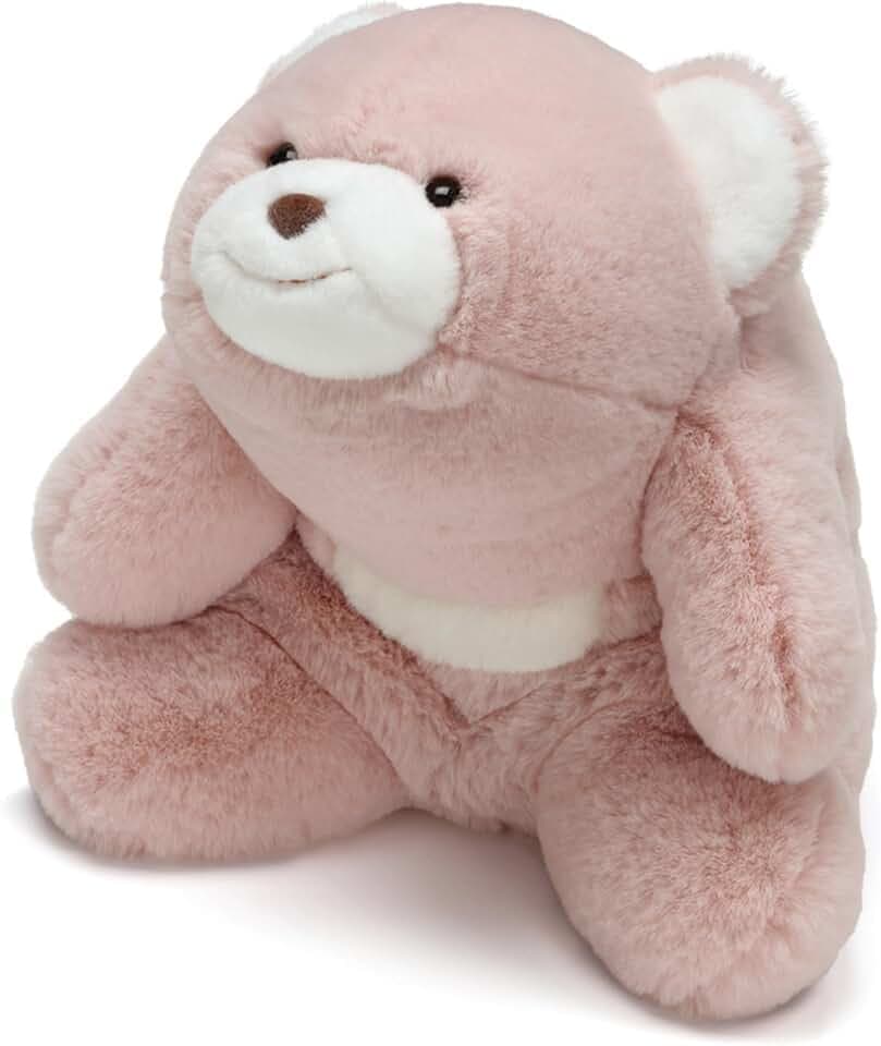 GUND Snuffles 10-Inch Classic Pink Teddy Bear Plush Toy for Ages 0+