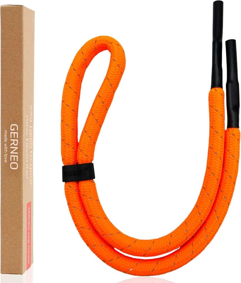 ORIGINAL – schwimmfähiges Sport Brillenband Neopren – reflektierenden Streifen – diverse Farben – verstellbar mit Kabelzug – wasserfestes Sportbrillenband & fester Halt für Wassersport
