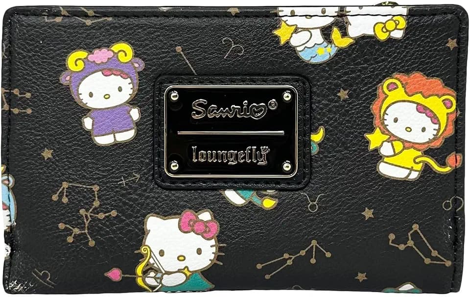 Loungefly Sanrio Hello Kitty Zodiac Updated Allover Print Zip Around Wallet