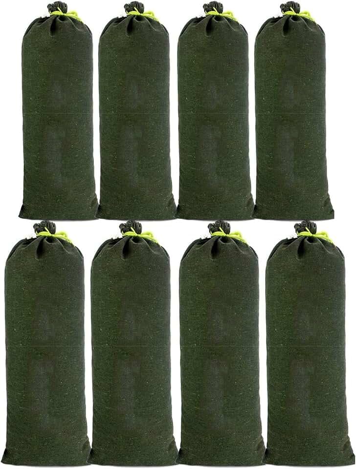 Sandsäcke Silosäcke 8 Stück für Hochwasserschutz