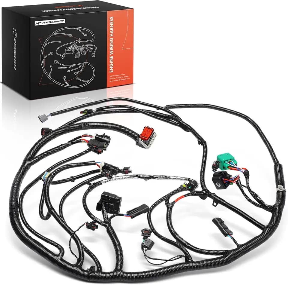A-Premium 6.0L Engine Wiring Harness Compatible with Ford Models