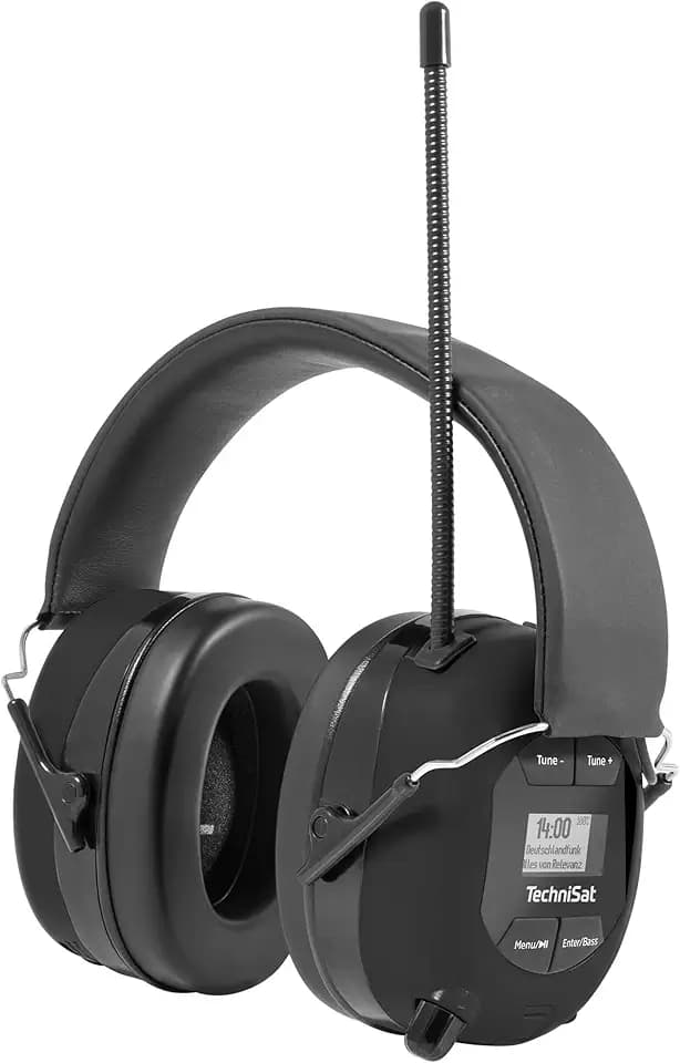 TechniSat STEREOMAN DAB+ OD – kabelloser Stereo DAB+/FM Bluetooth-Kopfhörer