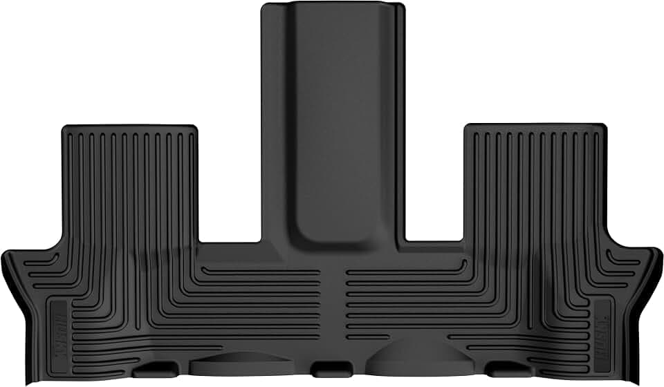 Husky Liners Weatherbeater Floor Mats | Fits 2024-2026 Hyundai Santa Fe | 3rd Row, 1-pc Black - 19871