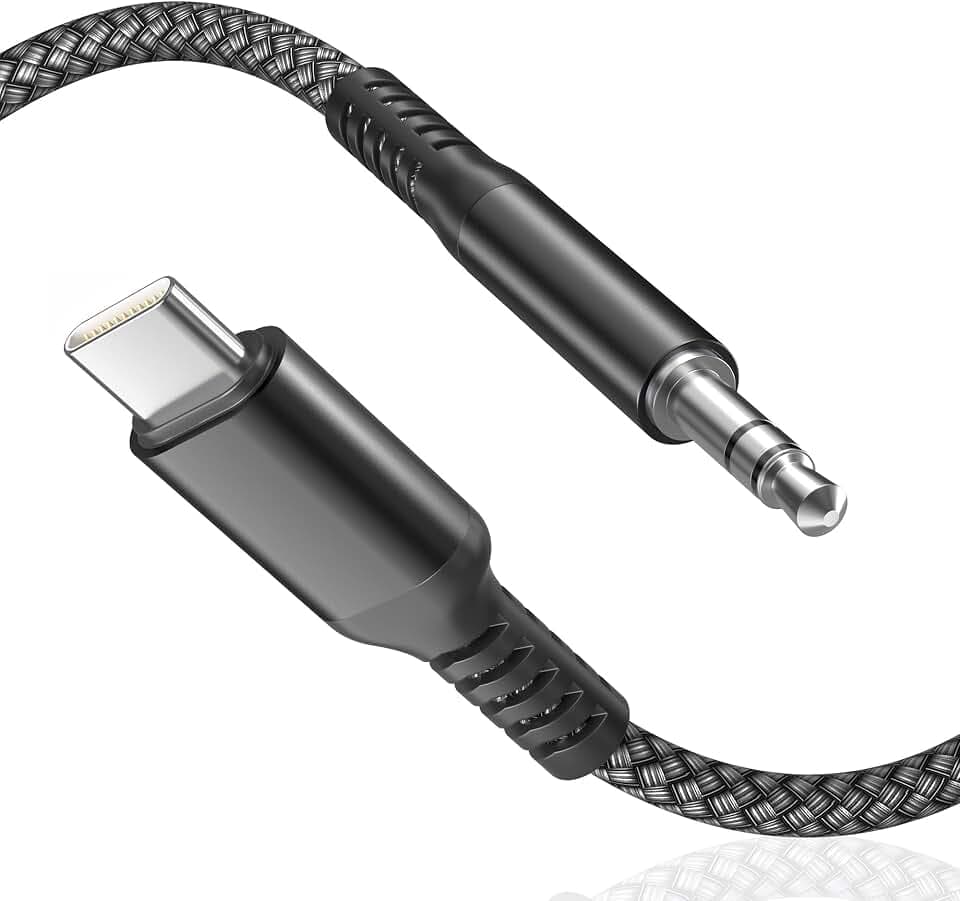 Basesailor für Samsung S26 S25 Aux Kabel 1.2M,USB C auf 3,5mm Audio Adapter