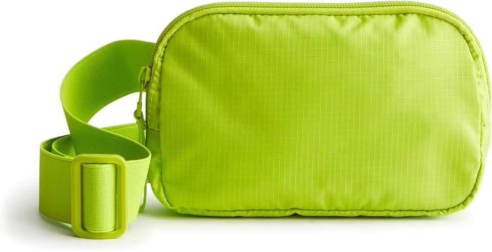 Vera Bradley Women's Ripstop Woodward Small Belt Bag, Lime Green, One Size