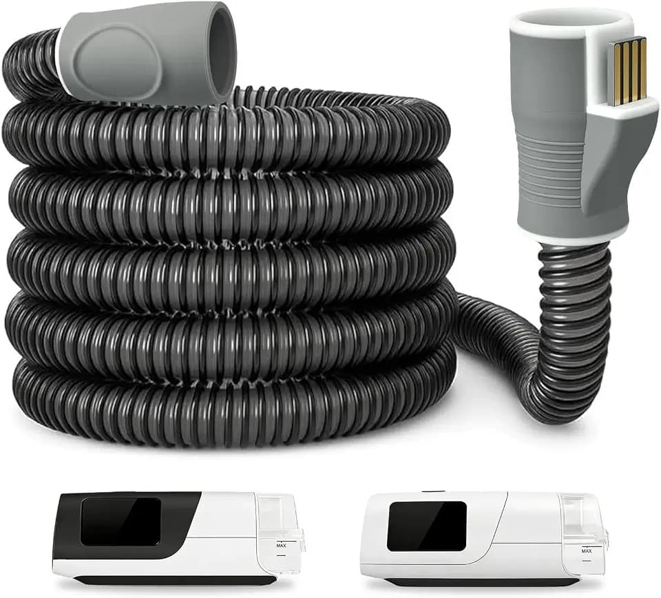 Replacement CPAP Tube for Climate-line, Compatible with Airsense 11 & Aircurve 11, 6.5 Ft CPAP Hose for Sleep Apnea Machine, Flexible Breathing Tube with Standard Connectors - Home & Travel Use