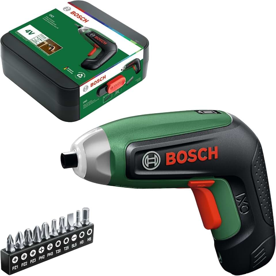 Bosch IXO 8 Akkuschrauber - inkl. Bitsatz und Aufbewahrungsbox