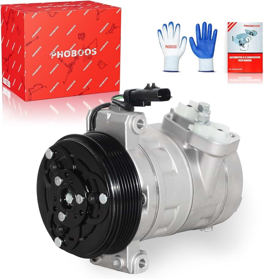 PHOBOOS A/C Compressor with Clutch Compatible with Jeep