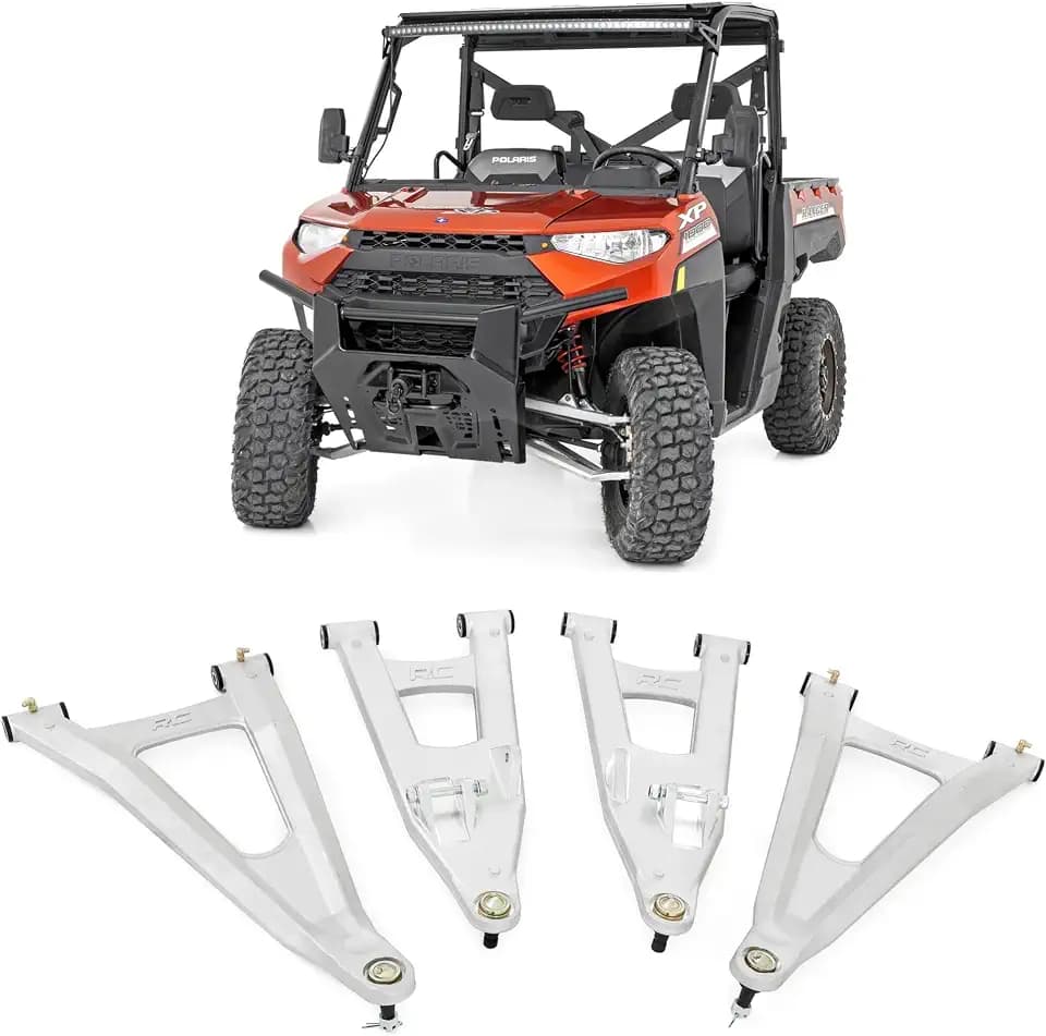 Rough Country High Clearance FWD Offset A-Arms for Polaris Ranger XP 1000-93155