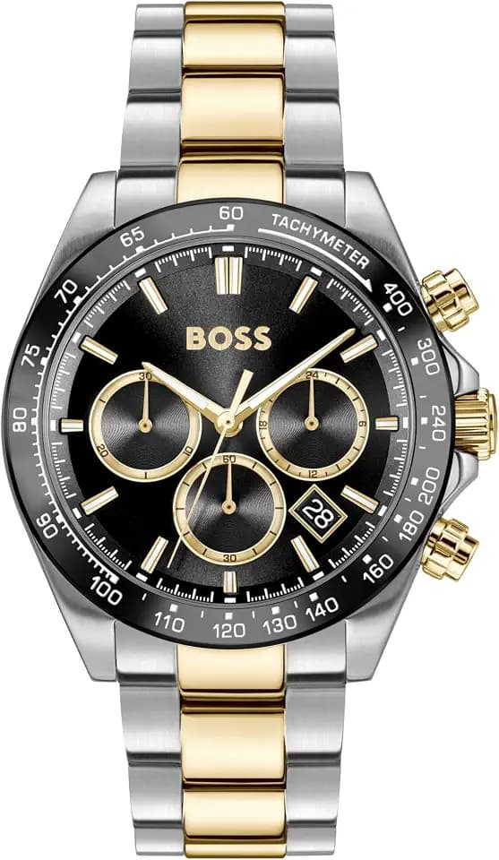 BOSS Men's Hero 2.0 Watch, Stainless Steel Bracelet 5B Modern, Stylish Timepiece - Gift for Him 44mm