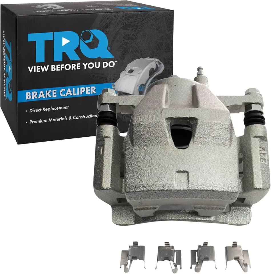 TRQ Front Right Brake Caliper w/Bracket Passenger Side