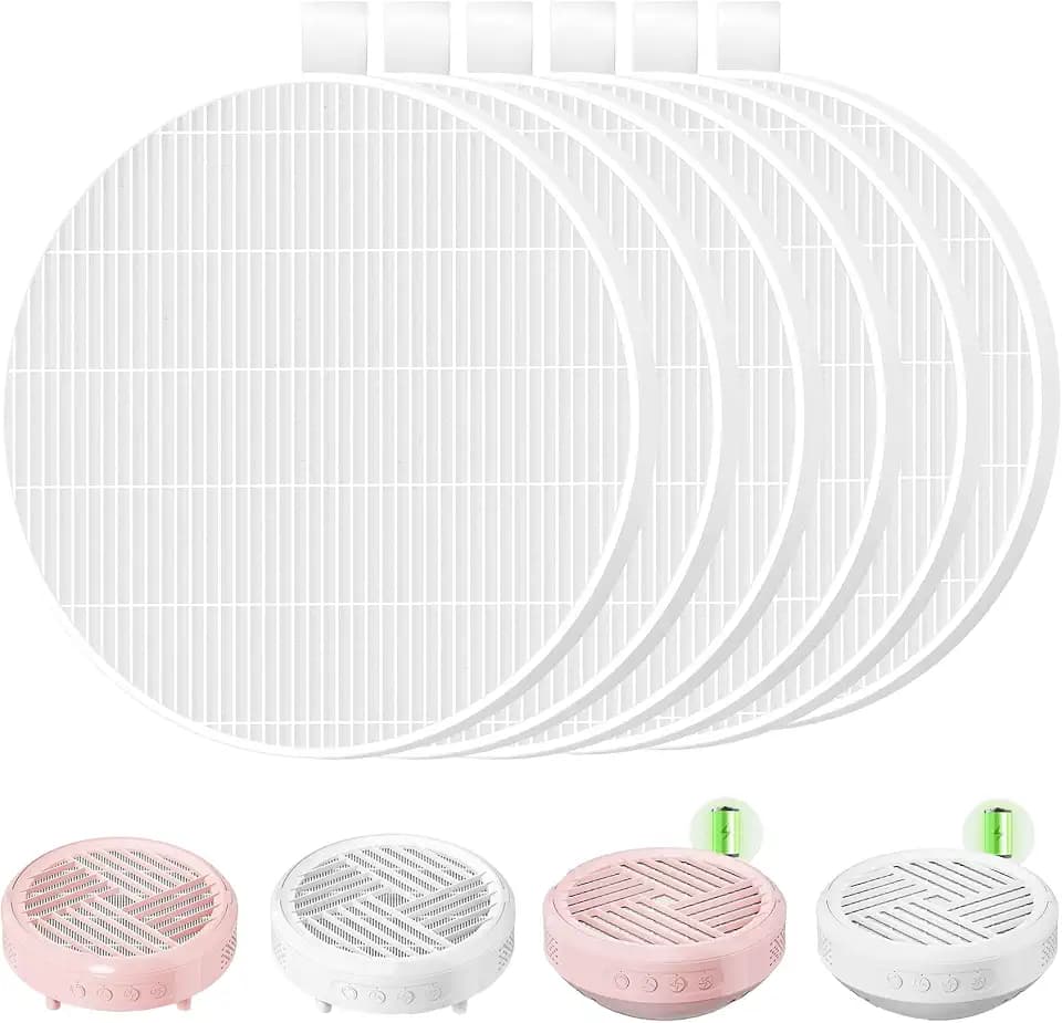 6 Pack HPro Nail Dust Collector Replacement Filters for MelodySusie