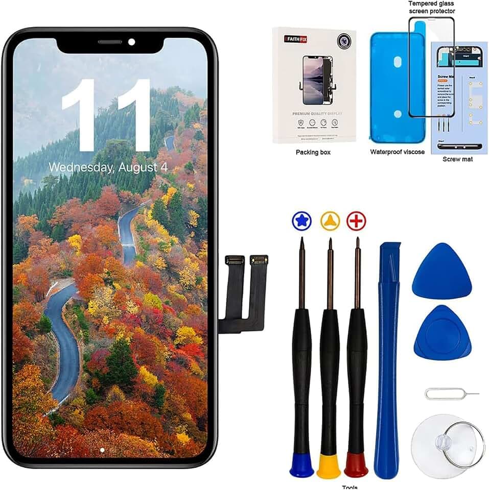 EFaith für iPhone 11 Display 6,1" LCD Ersatzbildschirm Full HD Touchscreen