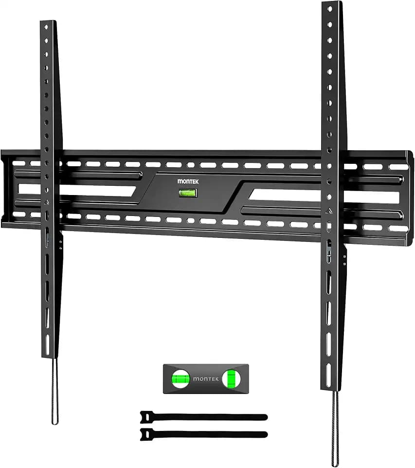 monTEK Ultradünn TV Wandhalterung für 50-100 Zoll LCD/LED/Plasma Fernseher
