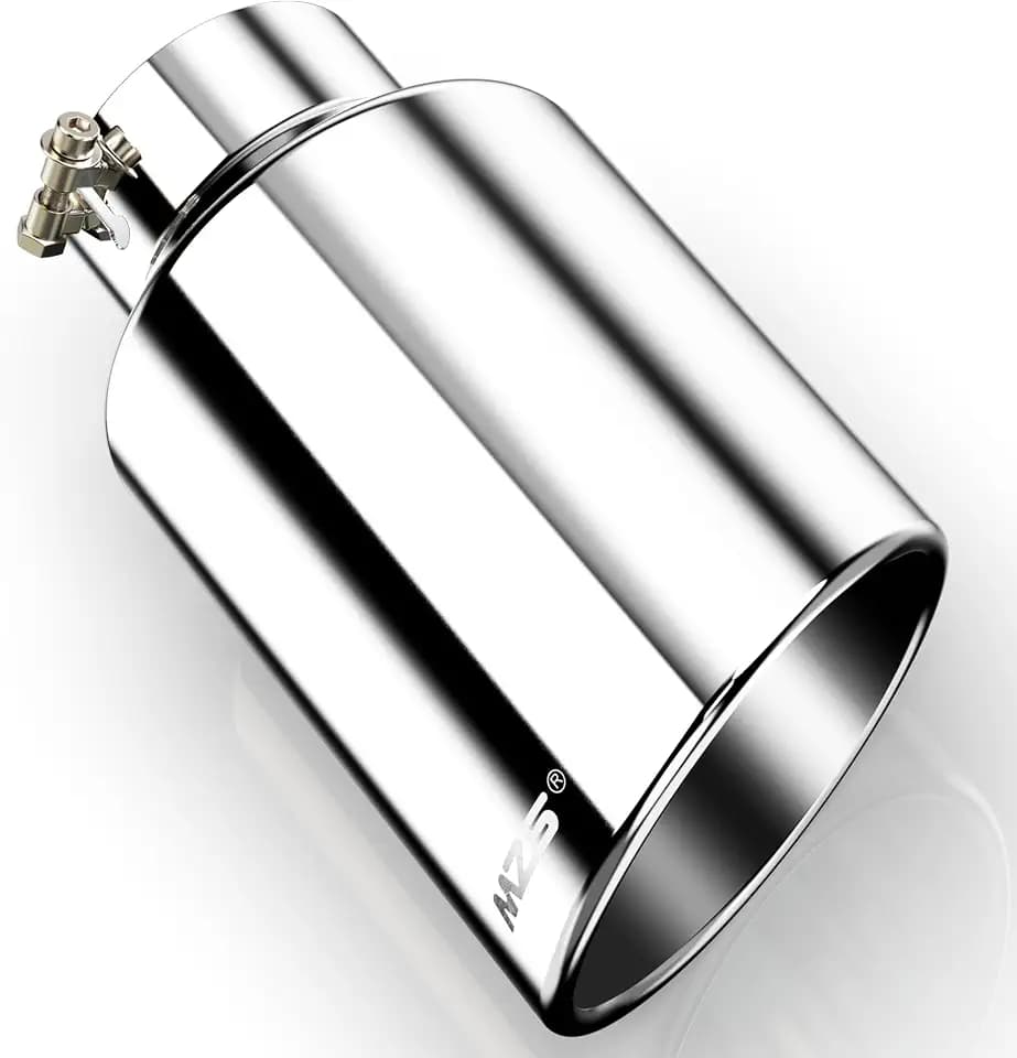 MZS Exhaust Tips 4" Inlet 8" Outlet Universal Diesel Truck Pipes, Bolt-On