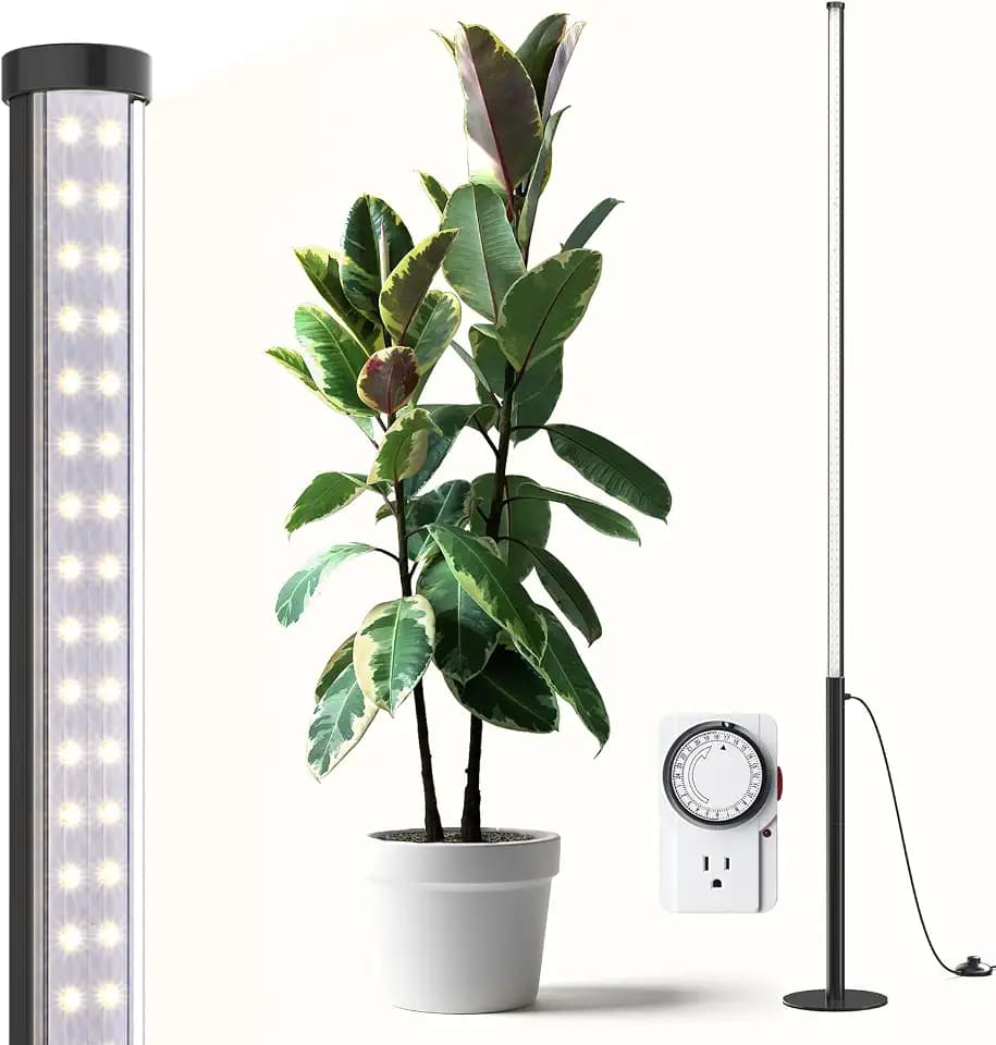Barrina T10 Pro Vertical Grow Light, 42W, 5000K Full Spectrum, 4FT to 5.6FT