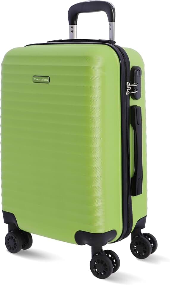DON ALGODON - Koffer - Handgepäck Koffer 55x40x20 -Reisekoffer mit 4 Rollen 360º leicht- Hartschalenkoffer - ABS - 32 L - Trolley - Carry on Luggage - rollkoffer - Klein & Mittelgroß - Iris