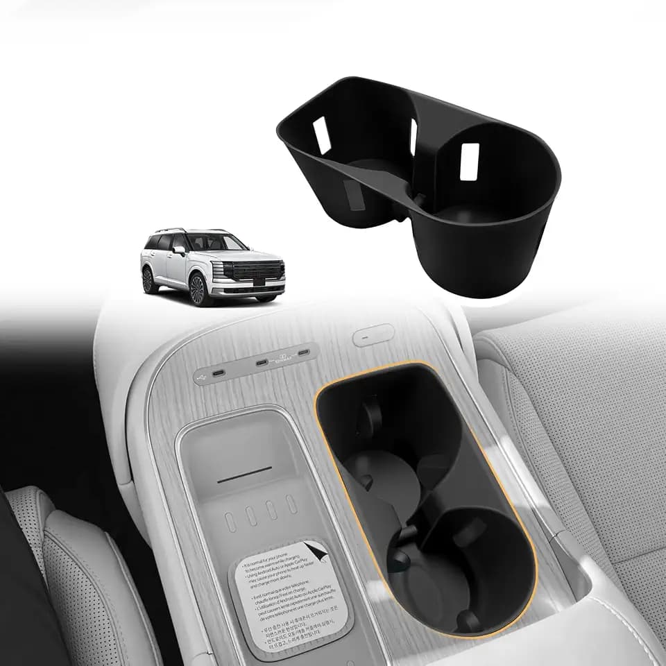 Muslogy Center Console Cup Holder for 2026 Hyundai Palisade Accessories