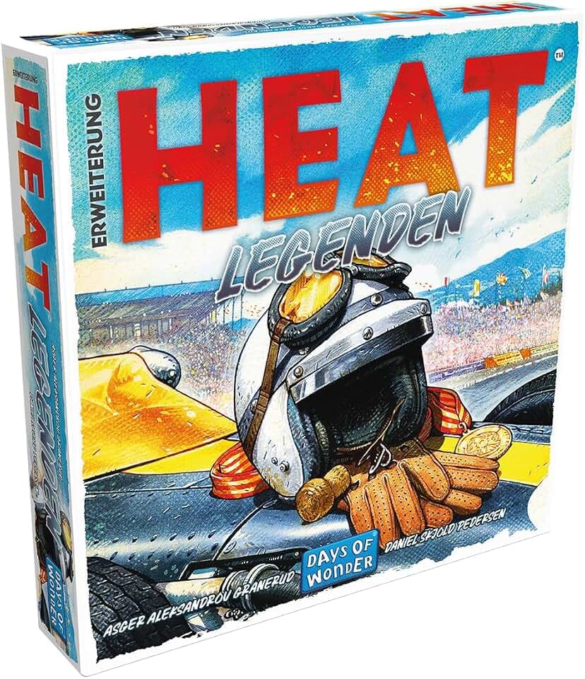Asmodee, Heat – Legenden, Strategisches Kennerspiel, Deutsch