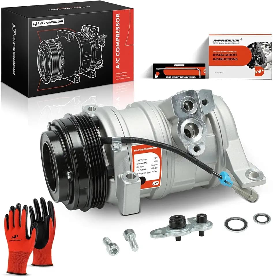 A-Premium Air Conditioner AC Compressor with Clutch