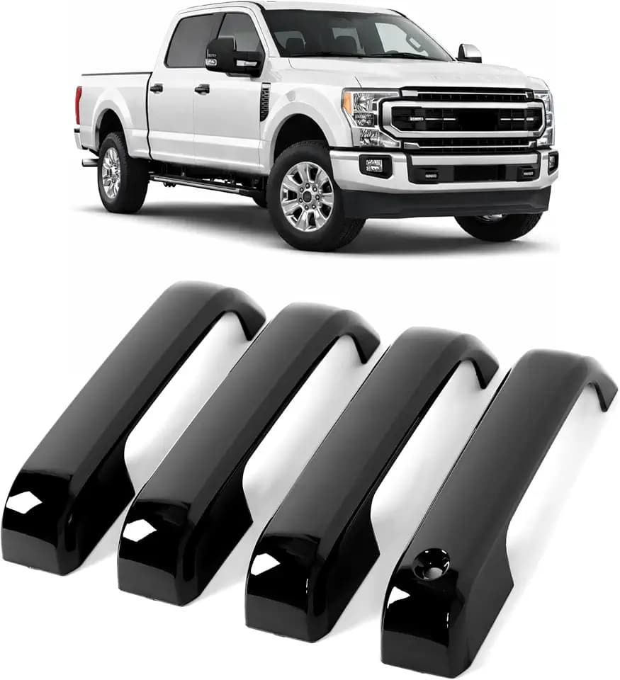 ECOTRIC Door Handle Covers Compatible with 15-20 F150 17-22 F250 F350 F450