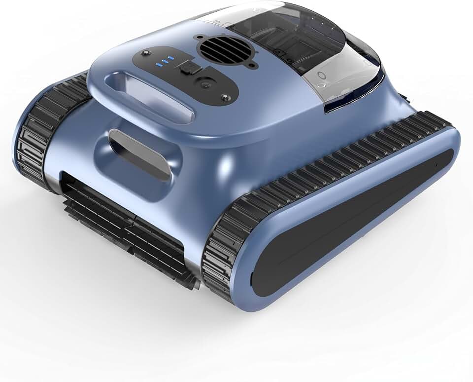 Cordless Robotic Pool Cleaner, 4 in 1 Cleaning, Pool Up to 2100 Sq.ft