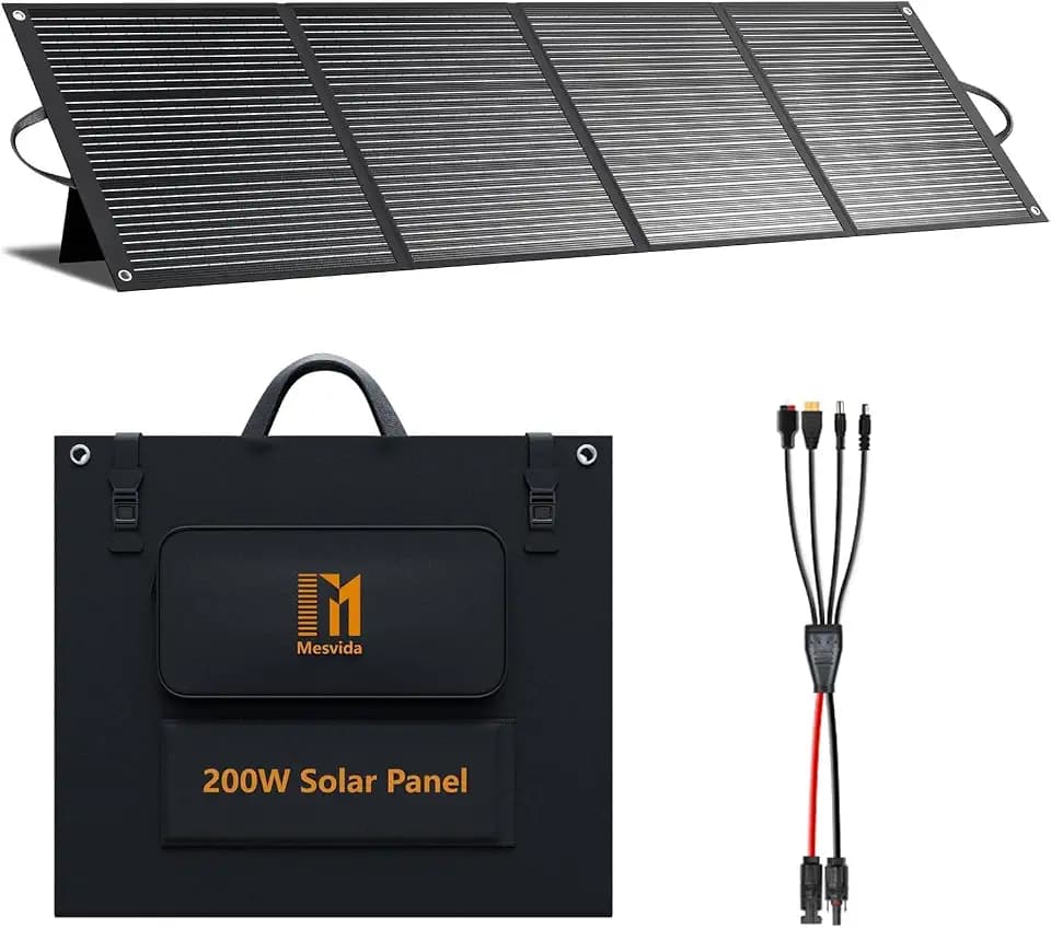 Solarpanel Faltbar 200W ETFE IP68 Wasserdicht foldable Solarmodul Camping