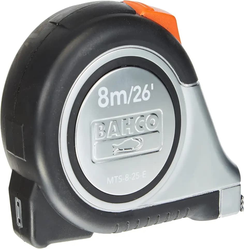 Bahco MTS825E Bandmaß, 8 m, mit Magnetspitze
