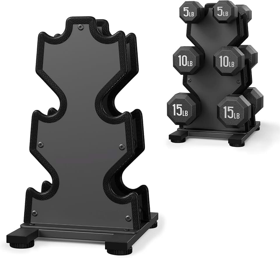 Dumbbell Rack Stand Only, 7-Tier | 5-Tier | 3-Tier Weight Rack for Dumbbell