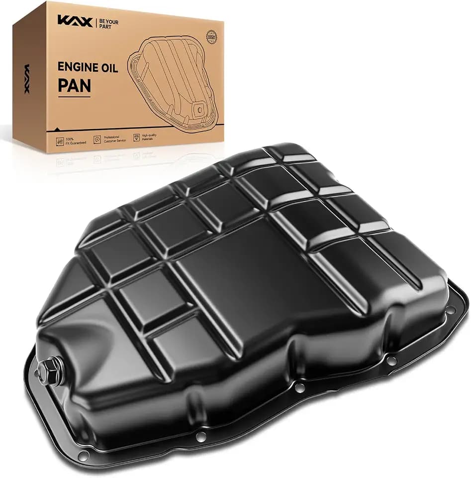 KAX 264-606 Engine Oil Pan Fit for Hyundai Sonata; Hyundai Azera 2006-2008, Kia Sedona 2006-2009, Hyundai Santa Fe 2007, Hyundai Entourage 2007-2008, Hyundai Veracruz 2007-2009, Gasket not included