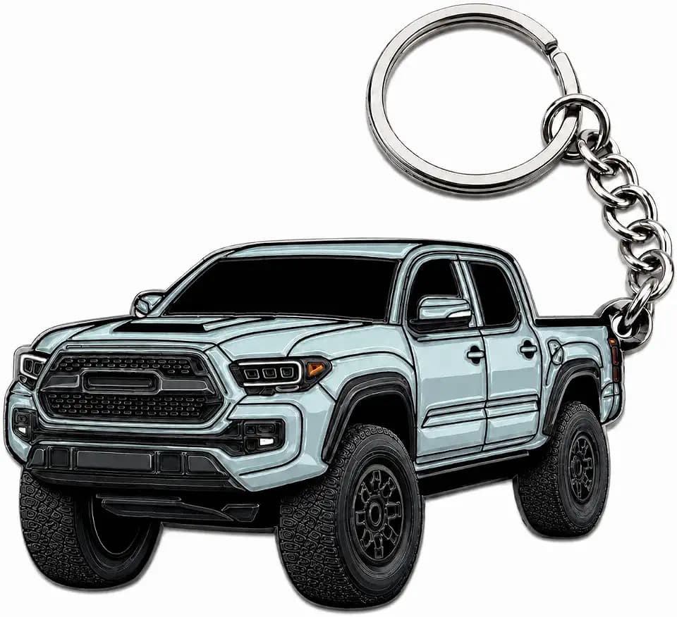Tacoma Keychain - Tacoma Accessories 2016-2022 mods 2023 2024 Cool Key Chain Fob Cover 3rd gen Toy Truck