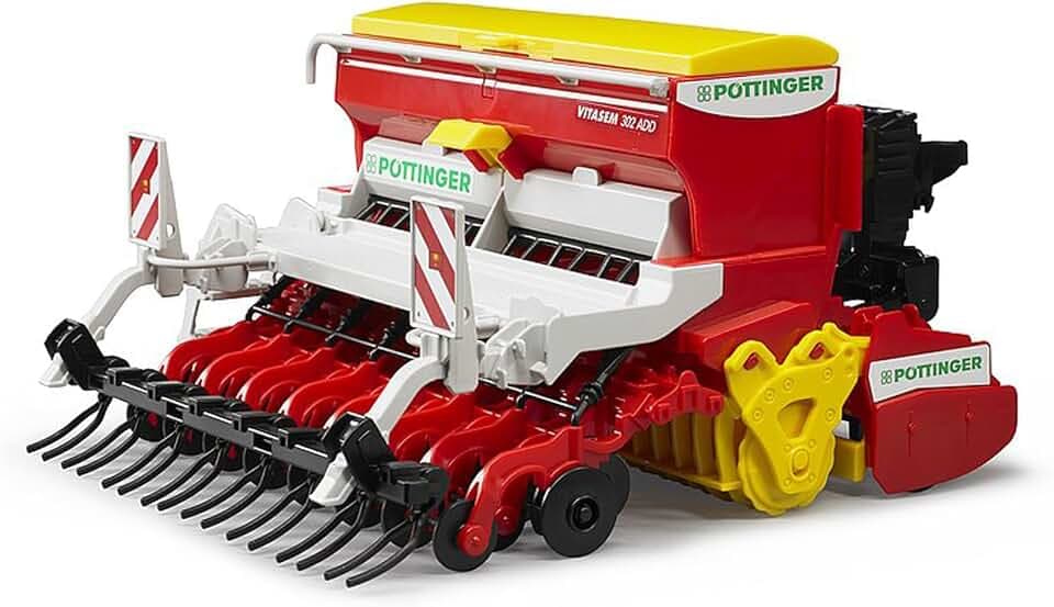 bruder Kreiselegge-Sämaschine 2347 Rot 25,0 cm × 20,0 cm × 12,5 cm