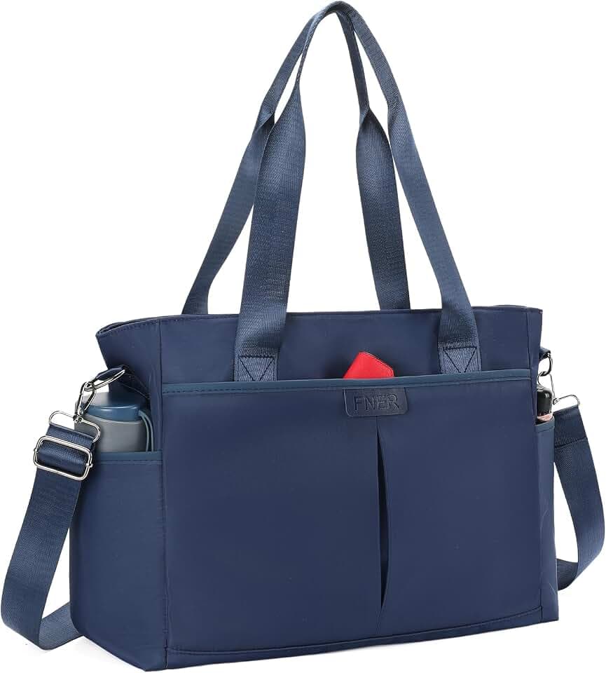 Corduroy Tote Bag for Women Crossbody Bags Lightweight Handbags Shoulder Bag with Zipper Pockets for Work Shopping