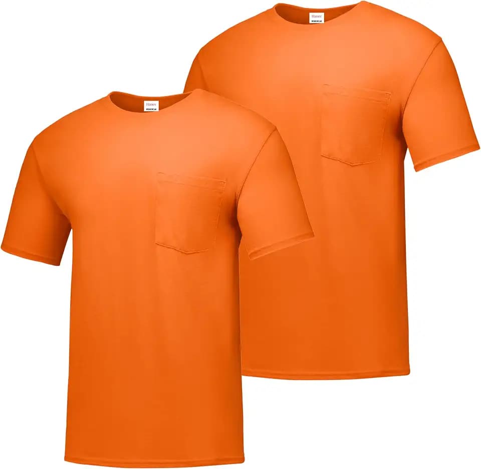 Hanes Men's Men's Workwear Short Sleeve Tee (2-Pack)