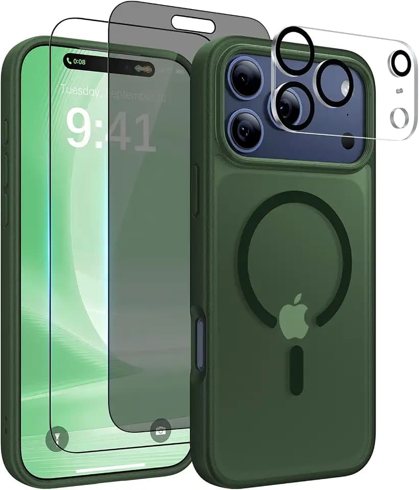Case for iPhone 17 Pro Max with 2 Screen Protector &1 Camera Lens Protector
