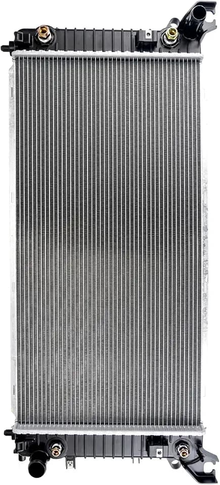 Torchtree CU13398 Engine Radiator, Compatible with 2015 Escalade, Escalade ESV, Tahoe, Suburban, Yukon, Yukon XL, 2014-2015 Silverado/Sierra 1500 5.3/6.2L, (w/o Max Trailer Package)