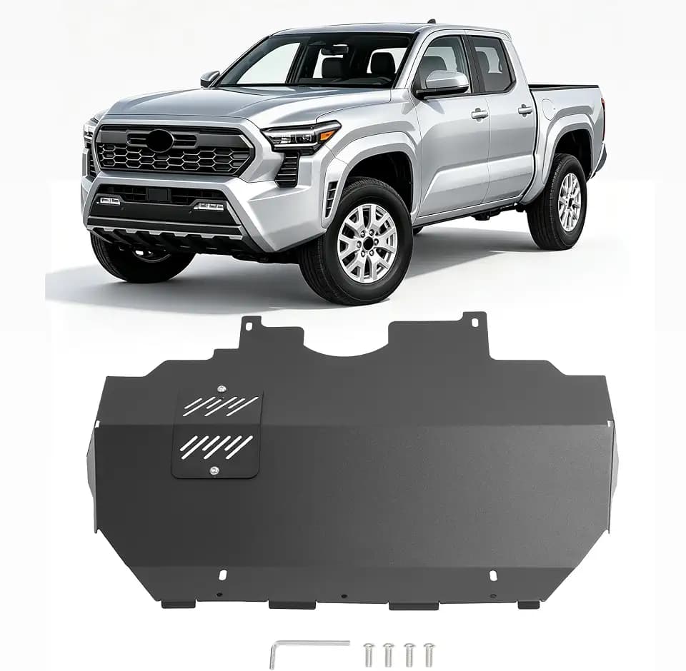ALMULOO Engine Splash Shield Compatible with 2024-2026 Tacoma 2WD & 4WD